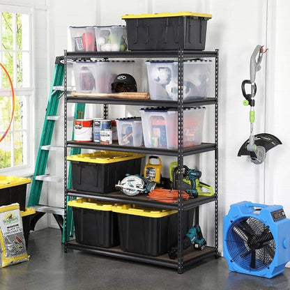 HDX 17 Gal. Storage Tough Tote in Black - Image 4