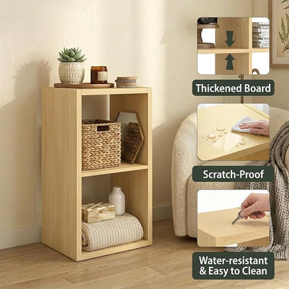 WannabeMyself【2026 Wooden Thick Frame】 2 Cube Storage Organizer - Image 3