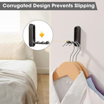 Folding Wall Hooks, 2 Pack, Zinc Alloy, Heavy Duty Coat Hooks | 90° Foldable - Image 5