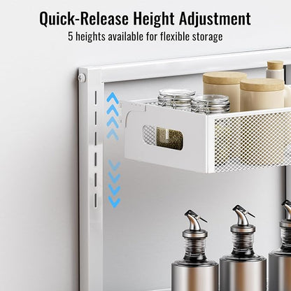 Full Metal Under Sink Organizer, Pull Out Cabinet Organizers and Storage - Image 4