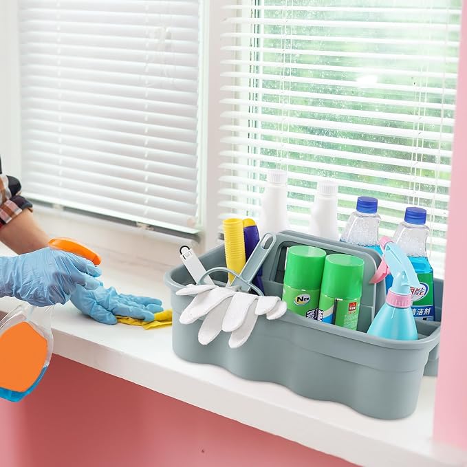 4-Pack Plastic Cleaning Caddy - Image 5