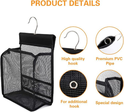 FishMM Hanging Mesh Shower Caddy College - Image 3