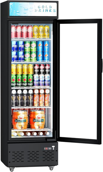 Commercial Glass Door Display Refrigerator 12 cu.ft Commercial Beverage by FreezLabs