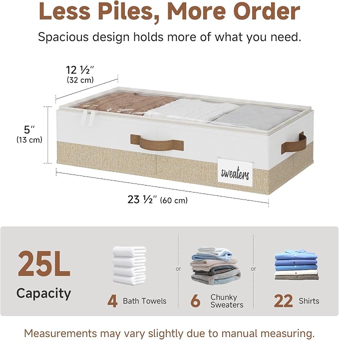 StorageWorks Under Bed Storage Containers - Image 2