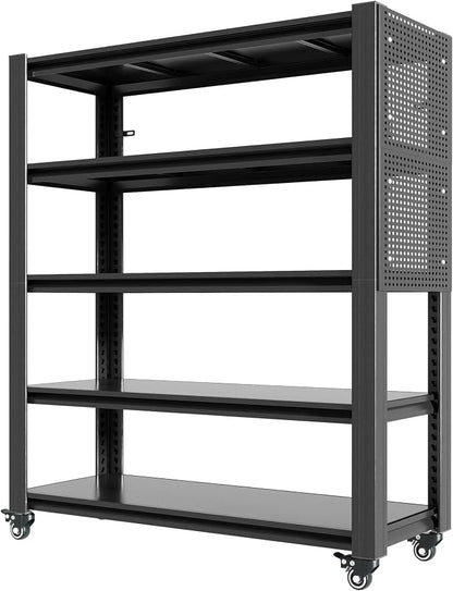 72" H 5 Tier Adjustable Shelving Unit by MATONELL