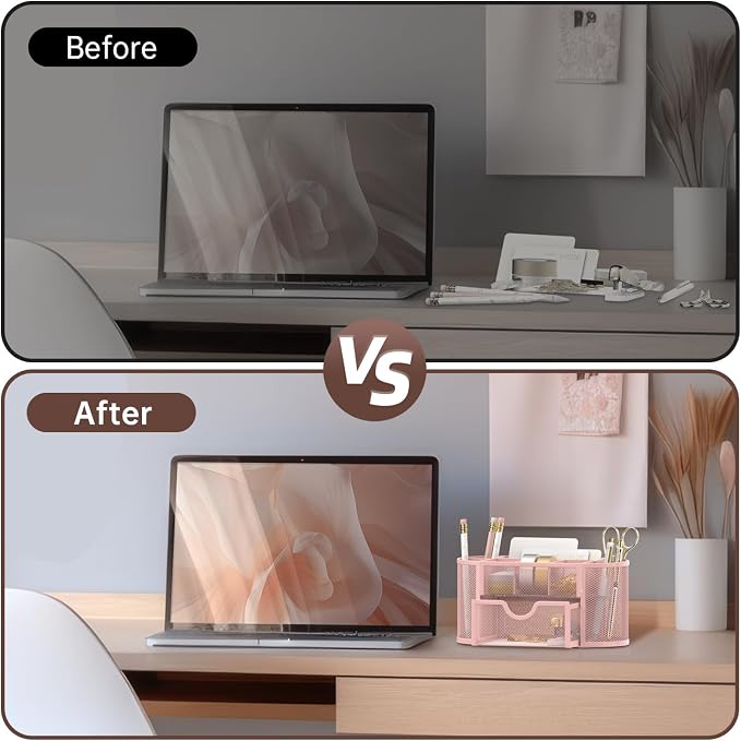 SUPEASY Mesh Desk Organizer, Desk Accessories & Workspace Organizers - Image 7