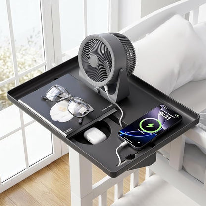 JOYMOOP Clip-On Bedside Shelf for Bunk Beds, Dorm Room Essentials, Bedside Caddy - Image 2