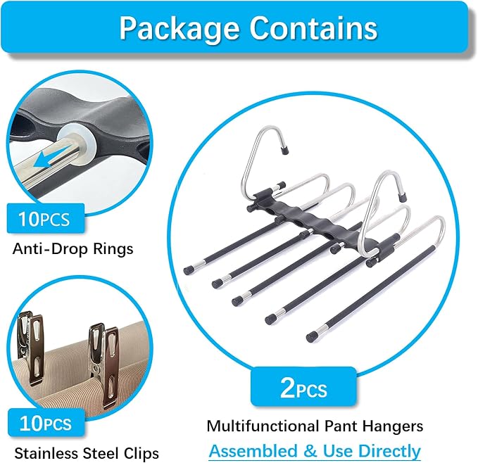 Magic Pants Hangers Space Saving - Image 4