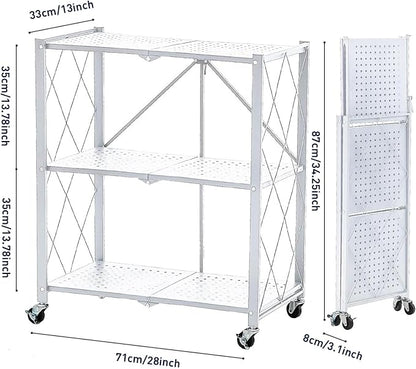 BRIAN & DANY 3-Tier Foldable Storage Shelves - Image 3