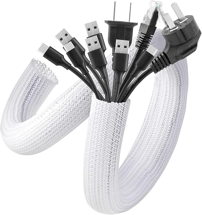 AGPTEK Cable Sleeve Cover, 6.6ft by AGPTEK