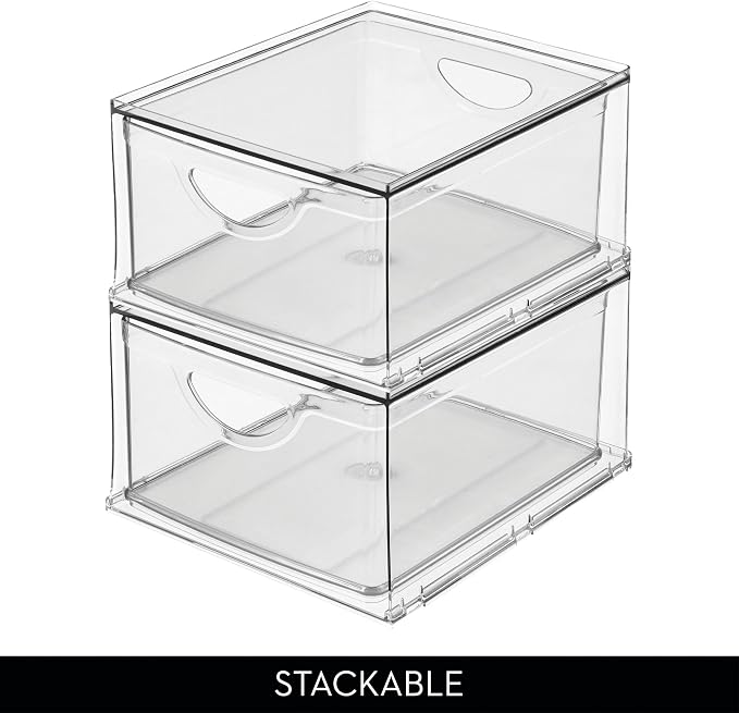 iDesign Stackable Storage Drawer, or Under Sinks, Made in USA - Image 6
