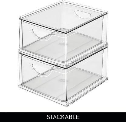 iDesign Stackable Storage Drawer, or Under Sinks, Made in USA - Image 6