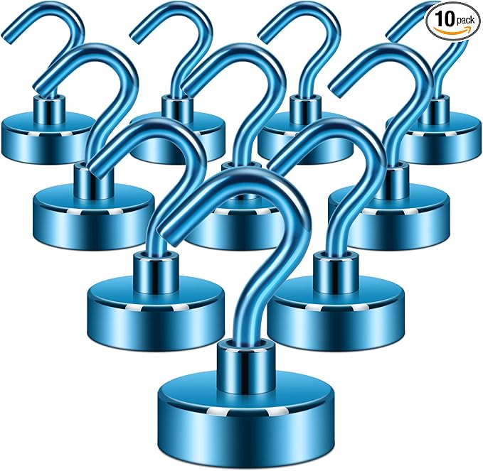 Neosmuk Magnetic Hooks, Heavy Duty 40lb+ Strong Magnet Hook by Neosmuk
