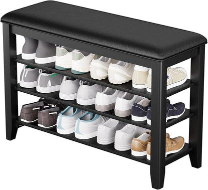 Taitiy Entryway Shoe Storage Bench, Shoe Organizer Bench by Taitiy