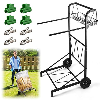 CAROD Upgraded Trash Bag Holder Cart by CAROD