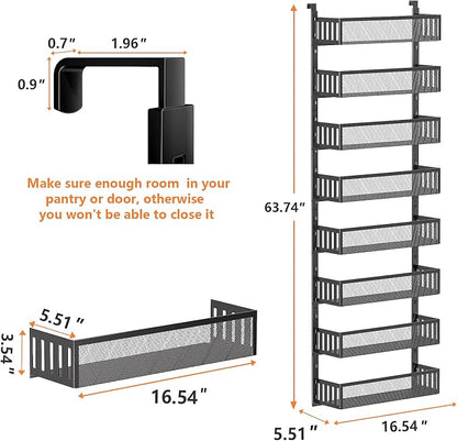 8-Tier Over The Door Pantry Organizer - Image 2