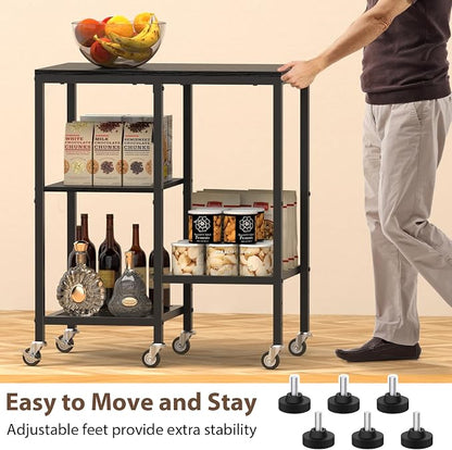 Kitchen Microwave Cart, Microwave Stand - Image 6