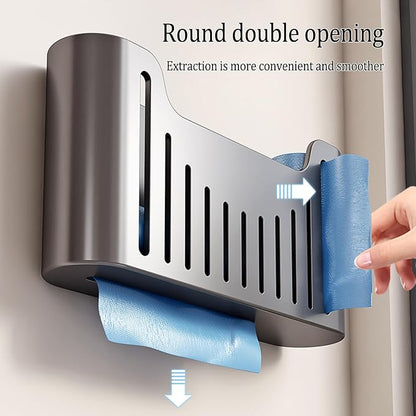 Kitchen Cabinet Door Storage Box, Self-Adhesive Wall-Mounted Storage Box - Image 4