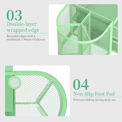 SUPEASY Mesh Desk Organizer, Desk Organizers and Accessories, Pen Holder - Image 6