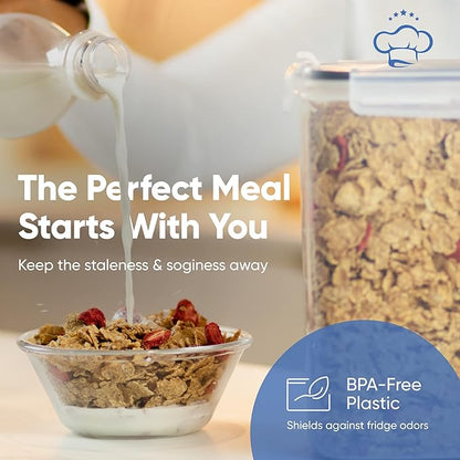 Cereal Containers Storage Set Large, Airtight Food Storage Containers - Image 6