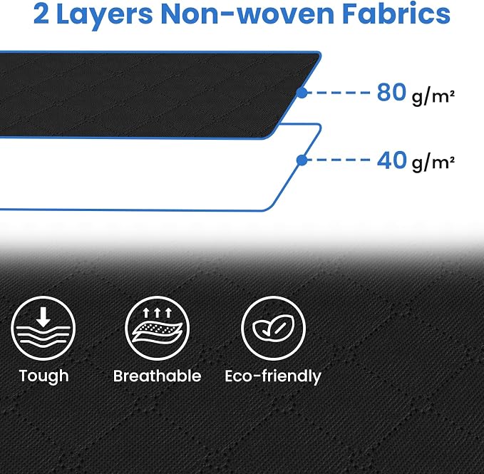 Fab totes Storage Bags, Clothes Blanket Storage Bins Foldable Closet Organizers - Image 3