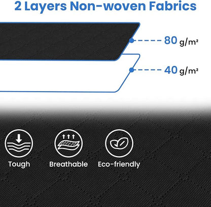 Fab totes Storage Bags, Clothes Blanket Storage Bins Foldable Closet Organizers - Image 3