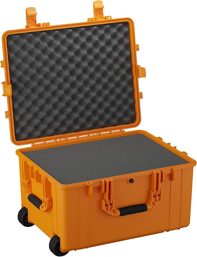 Condition 1 25" Large Rolling Hard Travel Case Model 286, Lockable Storage Box by Condition1