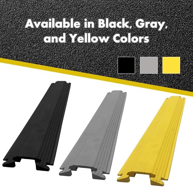 Kable Kontrol Drop Over Floor Cord Cover – 36” Inch Long 1 Channel Cable or - Image 2