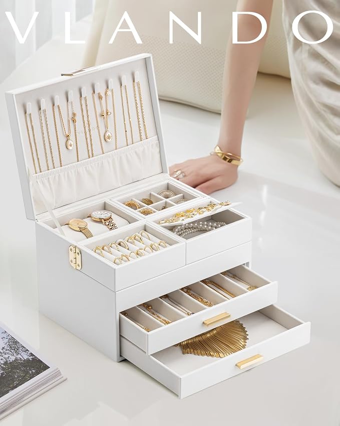Vlando 4 Layers Jewelry Box - Image 8