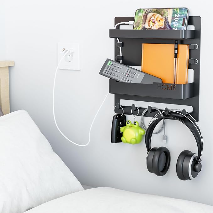 SuoXing Bedside Shelf Wall Mount and Wall Nightstand by SuoxingStorage