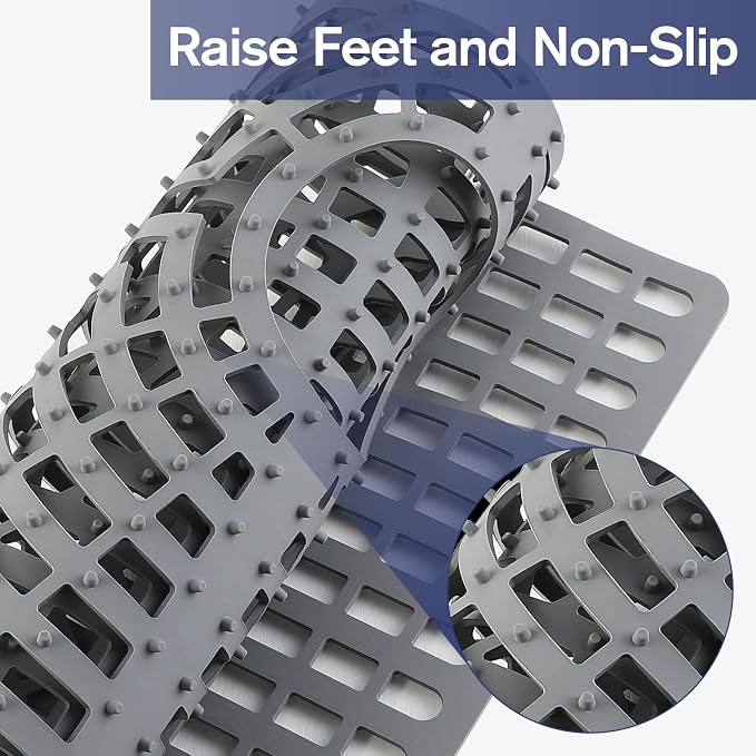 Silicone Sink Protector 26“x14" Rear Drain Hole, Heat Resistant Non-slip - Image 5