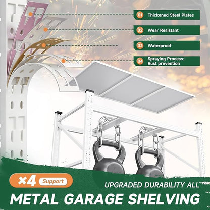 Letaya 6000LBS Storage Shelves Heavy Duty, 4 Tier Adjustable Utility Rack Shelf - Image 7