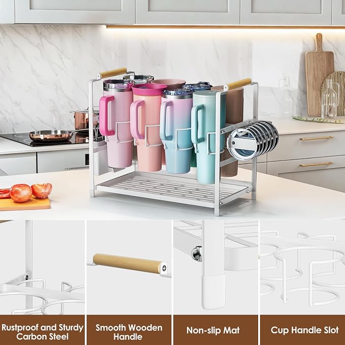 Housolution Water Bottle Organizer Drying Rack - Image 6