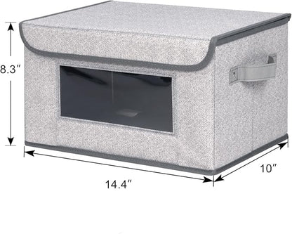 Univivi [4-Pack Fabric Storage Boxes Collapsible Storage Bins - Image 3