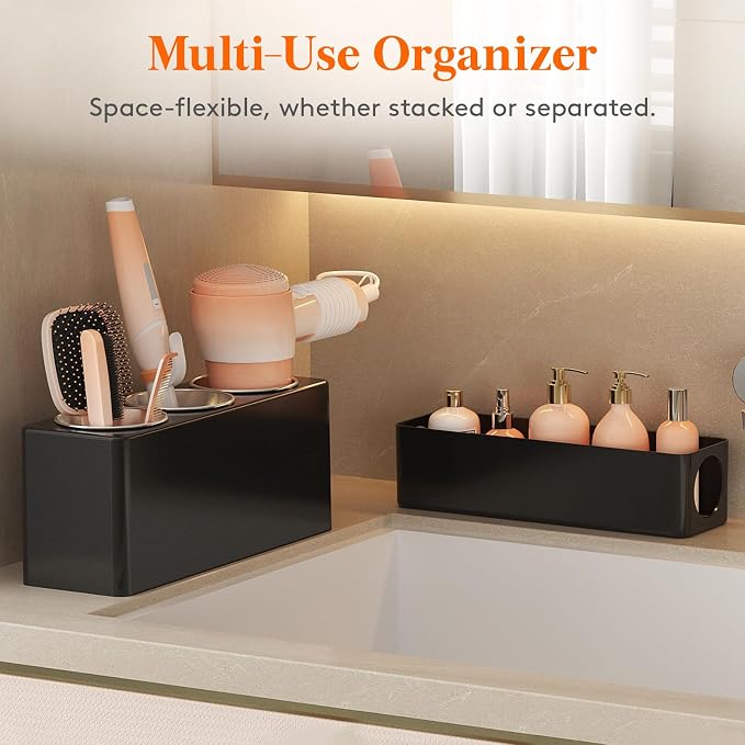 Lifewit Hair Tool Organizer Countertop, Removable Blow Dryer Holder - Image 6