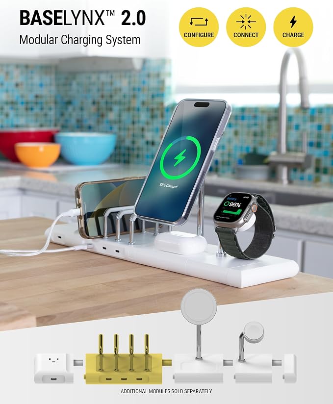 Scosche BL2MD BaseLynx™ 2.0 Vert, 60W USB-C Vertical Charging Station - Image 7