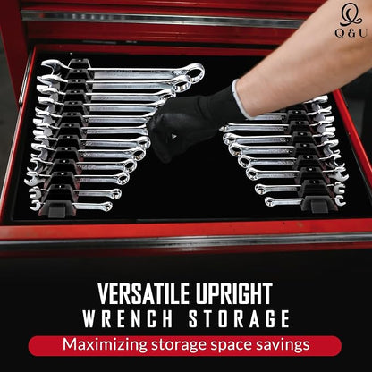 Q&U Wrench Organizer Modular System – 48 PCS Magnetic Wrench Organizer - Image 2