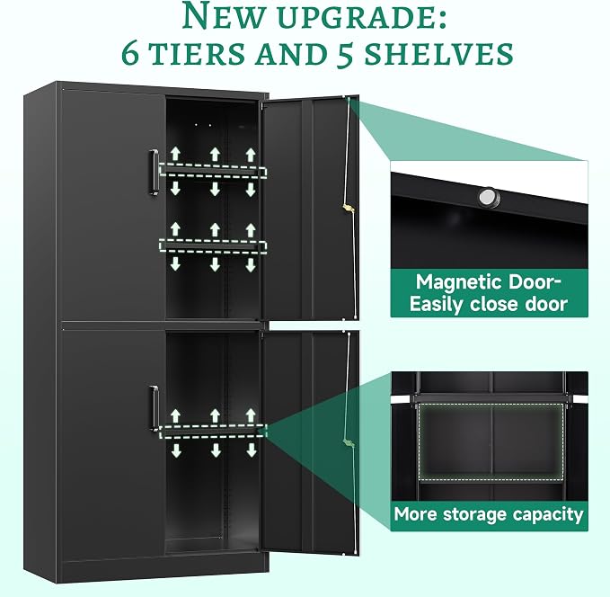 Letaya Metal Storage Cabinet - Image 6