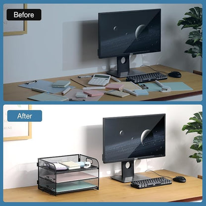 3-Tier Letter Tray Paper Organizer - Image 6