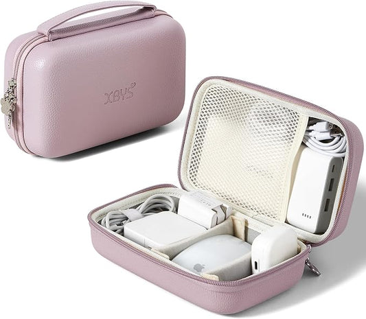 Charger Case for Macbook, Portable Tech Electronic Organizer Bag, Small Travel by Linpr