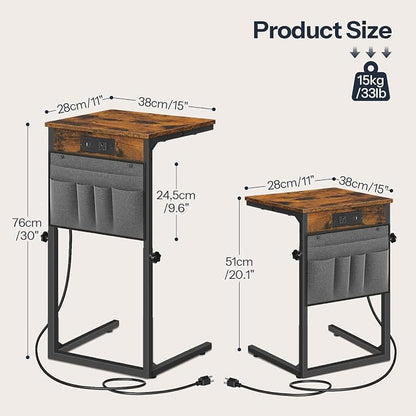 HOOBRO C Shaped End Tables - Image 3