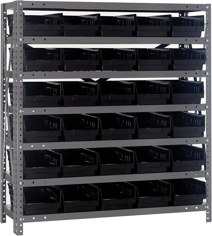 Quantum Storage Systems 1839-104BK Steel Shelving Unit by QuantumStorageSystems