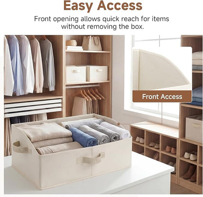 StorageWorks Closet Storage Bins Trapezoid, Closet Organizer Bins, Shelf Baskets - Image 3