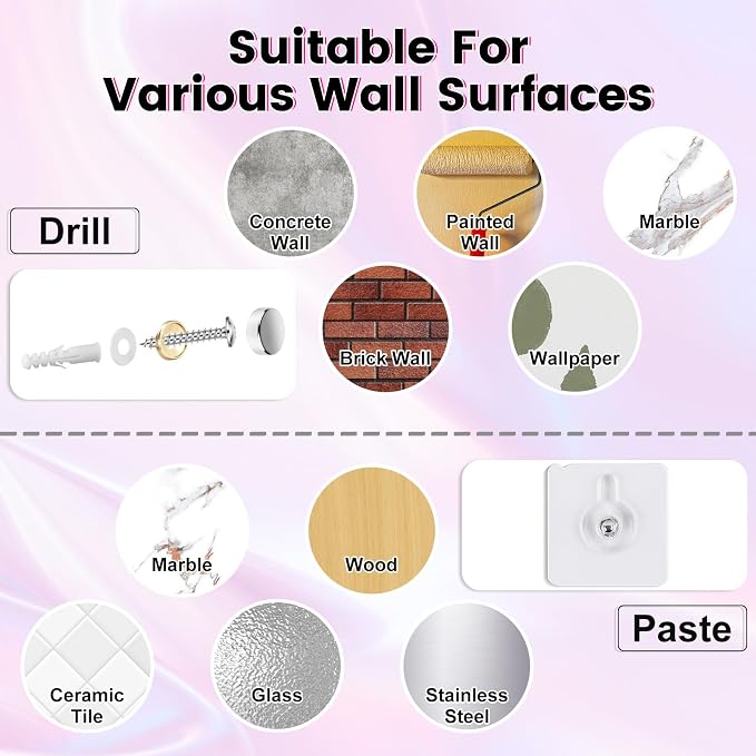 Floating Shelves for Wall, 4 Pack 15.7’’x 3.5’’Adhesive Acrylic Shelves - Image 7