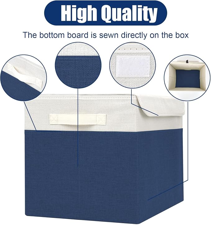 Bagnizer Large 42 Quarts Fabric Storage Bins - Image 4