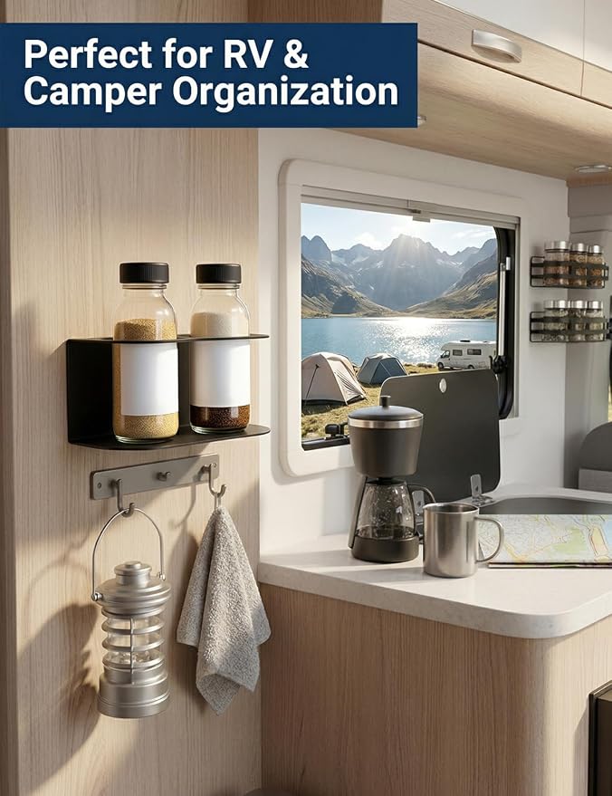 2 Pack Spray Bottle Holder Wall Mount, Heavy Duty Metal Spray Can Holder Rack - Image 8
