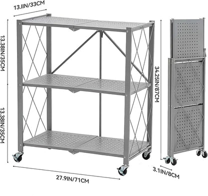 BRIAN & DANY 3-Tier Foldable Storage Shelves - Image 3