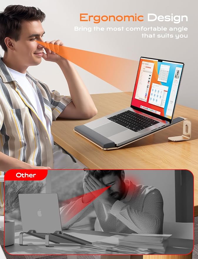 Laptop Stand for Desk, Laptop Stand - Image 4