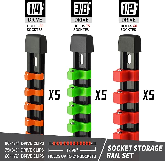 Socket Organizer Drive ABS Tools - Image 2