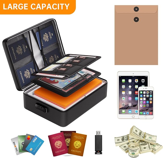 DocSafe 5200°F Fireproof Document Organizer Box - Image 6
